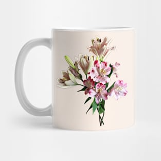 Two Varieties of Pink Lilies Mug